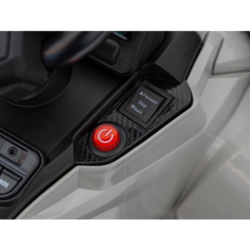 Quad na akumulator dla dzieci Can Am Outlander ATV z pilotem Szary DK-CA005.2.4GHZ